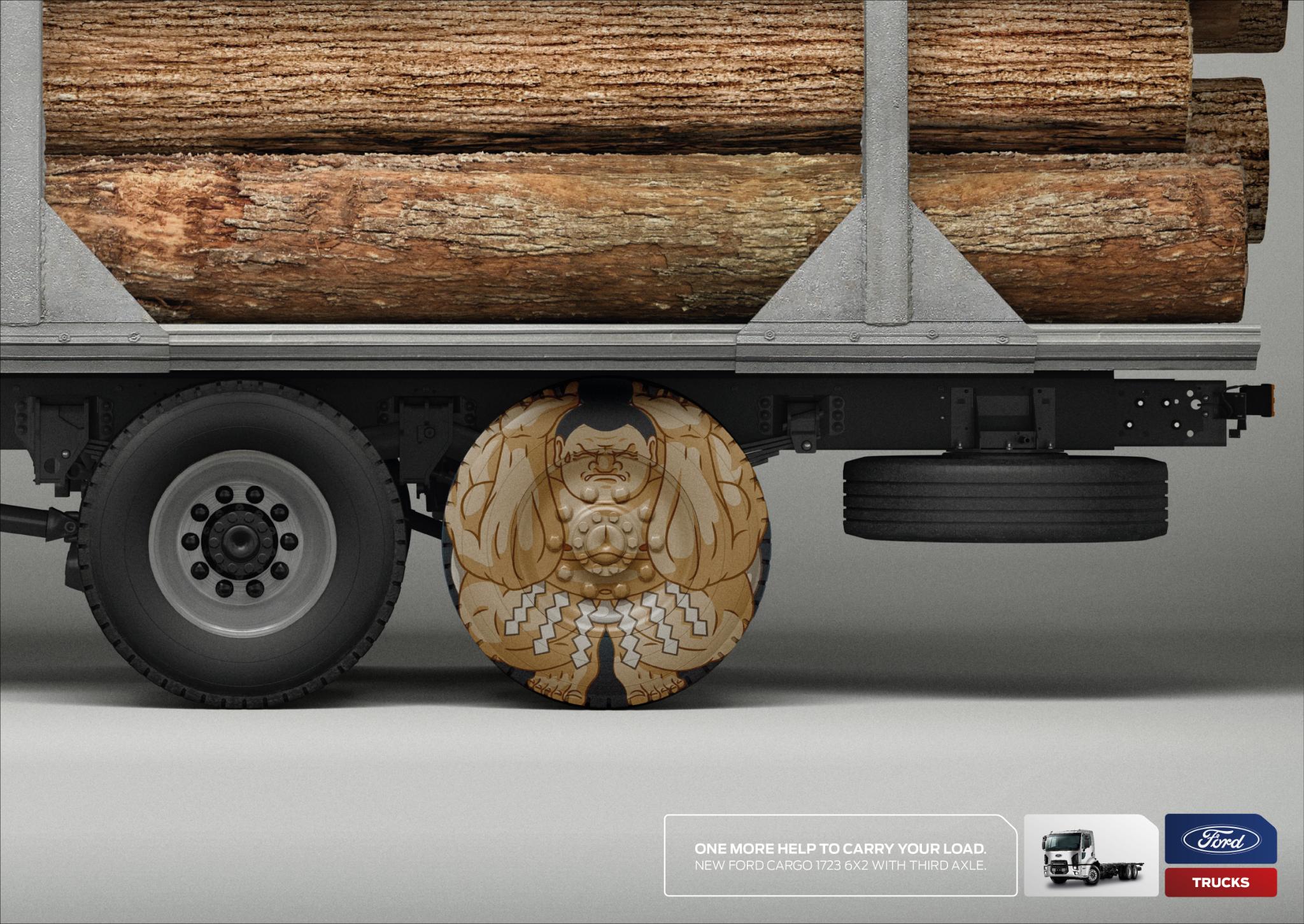 STRONGMEN / LOGS / FORD TRUCKS